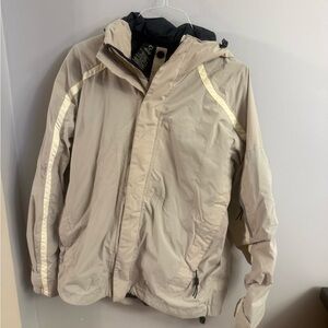 ORAGE Beige Hooded Ski / Snow Jacket – Women’s Medium